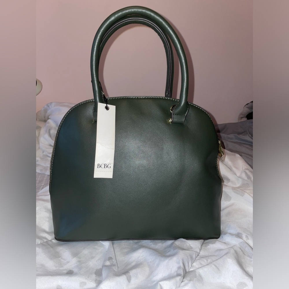 BCBGeneration Poppy Dome Satchel in Green
